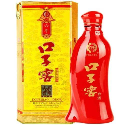 六年口子窖 (红瓶装)专卖店 年份酒销售 批发价格17原产地中国  上海